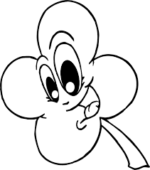 Fun, easy & free to print. 4 Leaf Clover Coloring Page Coloring Home