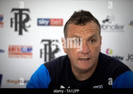 Former Everton FC player and manager Howard Kendall, pictured at the club's  Goodison Park stadium in Liverpool Stock Photo