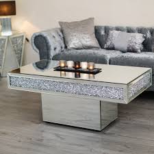 Accent your living room with a coffee, console, sofa or end table. Sparkle Furniture Diamond Crushed Mirrored Center Coffee Table Buy High Quality Rectangle Table Skinny Coffee Table Antique Silver Mirrored Coffee Table Product On Alibaba Com