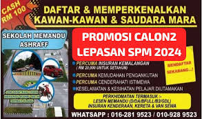 Sekolah Memandu Ashraff Putrajaya, Bangi & Kajang