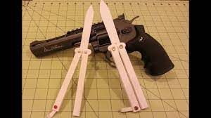 If the paper slides around too much for your liking, tape it to the cutting mat. How To Make A Paper Balisong Youtube