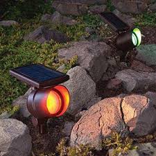 We prefer the first one. Hampton Bay Solar Bronze Outdoor Integrated Led Color Changing Smart Focus Landscape Spot Light De101 The Home Depot