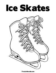 Ice Skates Coloring Page Coloring Pages Free Printable Coloring Pages Ice Skating