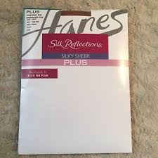 Details About Hanes Silk Reflections Silky Sheer Control Top Enhanced Toe Plus Size 3 Plus B8