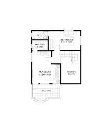 Php 2015021 Two Storey House Plan With Balcony Pinoy House Plans Denah Rumah Rumah