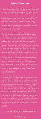 Renewed Commitment Wedding Vows To Husband Marriage Vows Wedding Renewal Vows