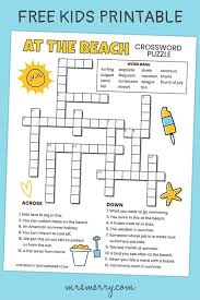 Just because it's summer doesn't mean you have to let learning dry up! Summer Crossword