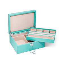 Tiffany doesn't provide an authentication service. Large Jewelry Box In Tiffany Blue Leather Tiffany Co