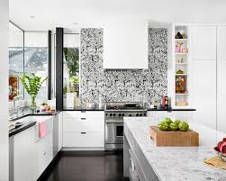 Then with white cabinets many designers are going for white subway tile for the backsplash or a subtle color of glass if you are going grey tones, then you stick with more white granite and grey backsplash. 15 Stunning Kitchen Backsplashes Diy Network Blog Made Remade Diy