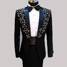 Black And Pink Suit Jacket Pants Man Suits Red White Black Pink Red Green Wedding Groom Costume Male Formal Dress Slim S Wedding Suits Men Black Tuxedo For Men Black Tuxedo Suit