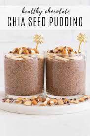 Vegan Chocolate Chia Pudding Recipe Chocolate Chia Pudding Recipes Vegan Dessert Recipes Chocolate Chia Pudding
