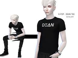 Originally designed from the sims 4 fortune teller career, this mod allows you to live a magical life. Kireina Sims K Pop Dean Tee For Male