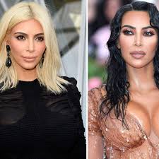 Kim kardashian has gone blond. Kim Kardashian S Makeup And Hairstyles Kim Kardashian Beauty Evolution Through The Years