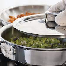 Check spelling or type a new query. All Clad D5 Stainless Steel 4 Qt Deep Saute Pan With Splatter Screen Williams Sonoma