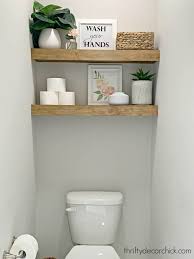 Have you ever been in a really nice bathroom. 11 Inspiring Ideas For Bathroom Shelves Over The Toilet Learn Along With Me