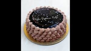 How To Decorate Eggless Chocolate Cake Eggless Chocolate Cake Chocolate Truffle Cake Chocolate Cake