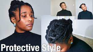 3 Quick And Easy Protective Styles On Thin Fine Natural Hair Naturalhair Fine Natural Hair Quick Natural Hair Styles Braids For Thin Hair