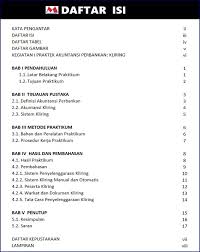 Contoh pembahasan bab i laporan prakerin 6. Contoh Daftar Isi Buku Laporan Makalah Proposal Skripsi