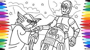 Convert colors among the most complete list of color formats: Star Wars Coloring Pages For Kids Coloring Yoda R2 D2 And C 3po Coloring Star Wars Characters Youtube