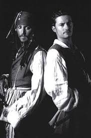 картинки из фильма пираты карибского моря на странных берегах Sparrow And Turner Or Depp And Bloom Shows Look