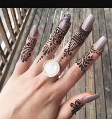 Finger Mehndi Design For Long Nails Mehndi Designs For Fingers Henna Tattoo Designs Mehndi Designs