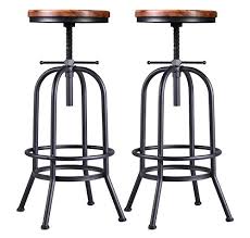 By amisco (54) $ 319 99. 32 Inch Vintage Industrial Bar Stool Metal Wood Swivel Bar Stool Retro Bar Height Stool Counter Height Adjustable Kitchen Stools Set Of 2 Extra Tall Pub Height 26 32 Inch Fully Welded Black 2pcs Pricepulse