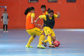 The first international futsal match played by the u.s. Skuat Timnas Futsal Putri Mulai Digembleng