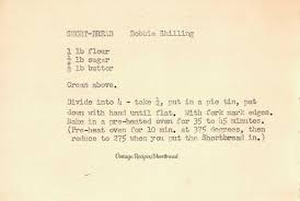 Shortbread A Vintage Typed Recipe Card Vintagerecipes Shortbread Dough Shortbreaddough Vintage Recipes Vintage Recipes Retro Recipes Recipe Scrapbook