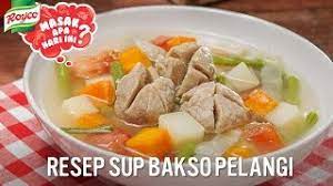 Lalu bagaimana cara dan resep bakso sapi? Resep Sup Bakso Pelangi Youtube