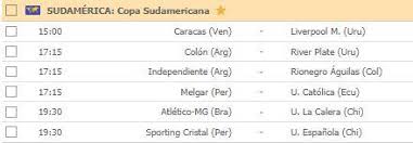 En algunos de estos canales podrian estar transmitiendo su partido de futbol. Partidos De Hoy Futbol En Vivo Resultados Del Copa Sudamericana Mundial Sub 20 Liga 1 Tabla Y Posiciones Champions League Libero Pe