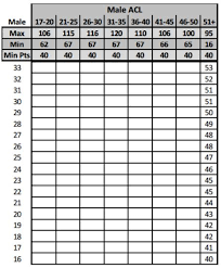 41 Actual Marine Fitness Test Chart