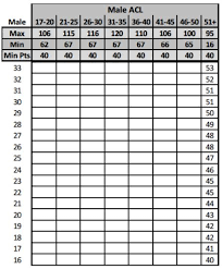 41 actual marine fitness test chart