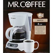 Coffee is an american coffee maker machine manufacturer. Mr Coffee 4 Cup Switch White Coffee Maker Each Instacart