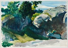 I read an older post here where the person transferred a drawing onto their cake by drawing it out with pencil on paper and then laying the paper onto the fondant (pencil side down). A La Belle E Toile Edward Hopper Landscape Hills And Trees 1926 Watercolor And Graphite Pencil On Paper 35 2 X 50 6 Cm Whitney Facebook