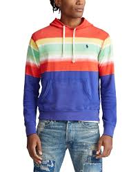 Polo Ralph Lauren Men S Cotton Spa Terry Hoodie Spectra Stripe Ralph Lauren Outfits Mens Sweatshirts Mens Sweatshirts Hoodie