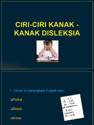 Ciri diagnostik utama gangguan membaca adalah pencapaian membaca yang jelas di bawah kapasitas intelektual seseorang. Ciri Disleksia