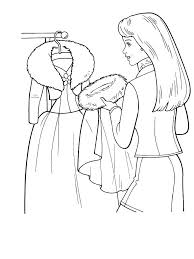 O vestido de noiva para as mais gordinhas tem uma regra: Desenho De Barbie Guardando Vestido De Noiva Para Colorir Tudodesenhos