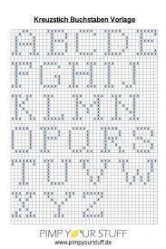 7 buchstaben vorlagen zum ausdrucken kostenlos. Kreuzstich Alphabet Vorlage Babykissen Nahen Mit Namen Namenskissen Als Geschenkidee Kreuzstich Kreuzstichbuchstaben Alphabet Sticken
