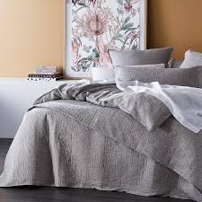 Maybe you would like to learn more about one of these? Home Republic Vintage Washed Linen Quilted Coverlet Bedroom Adairs