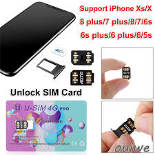 I am using a turbo sim to unlock my sprint iphone 4s. U Sim Pro Unlock Turbo Iccid Nano Sim Card Iphone X 8 7 6s 6 Plus Ios 12 2 Om Shopee Malaysia
