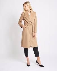 Vintage jaeger lux mohair wool blend wrap coat shawl collar m/l dark olive green. Jaeger Camel Wrap Coat Cheap Online