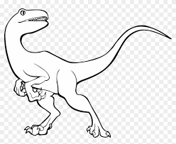 Velociraptor Blue Para Colorear