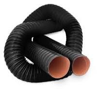 Silicone 2 Ply Black Air Ducting Flexible Air Duct Cold & Hot Air Wire Helix | eBay