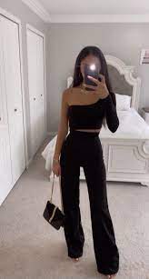See more ideas about dinner party outfits, outfits, party outfit. Boss Lady Dress Pants Dinner Outfit Classy Party Outfit Night Out Outfit Classy