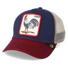 Caps All American Rooster Navy Trucker Goorin Bros In 2021 Hats For Men Trucker Hat Mens Trucker Hat
