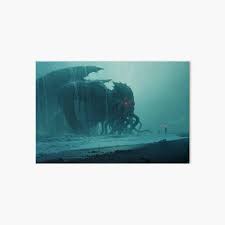 Underwater (2020) written by uncategorized. Lovecraft Art Board Prints Redbubble