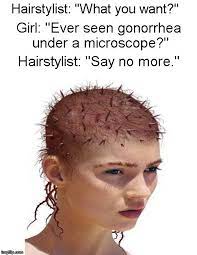 Maybe you would like to learn more about one of these? Meanwhile At The Beauty Salon Hairstylist Memes Drama Memes Hair Meme