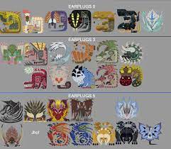 I cant even see it in the list to create and im hr 35 does a quest unlock this? Mhw Earplugs Chart Monsterhunter