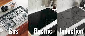 Both feature a smooth surface with outlined rings to indicate cookware placement. Difference Between Gas Vs Electric Vs Induction Ranges Cooktops Appliances Connection