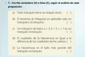 Trata de resolver todas las preguntas, ya sea con una respuesta verdadero o falso. Escribe Verdadero O Falso Segun El Analisis De Cada Proposicion Ayudaaaaa Brainly Lat
